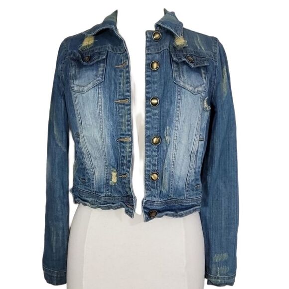 Jou Jou jean jacket sz small - Picture 1 of 7